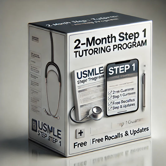 USMLE Step 1 - 2-Months Tutoring Program