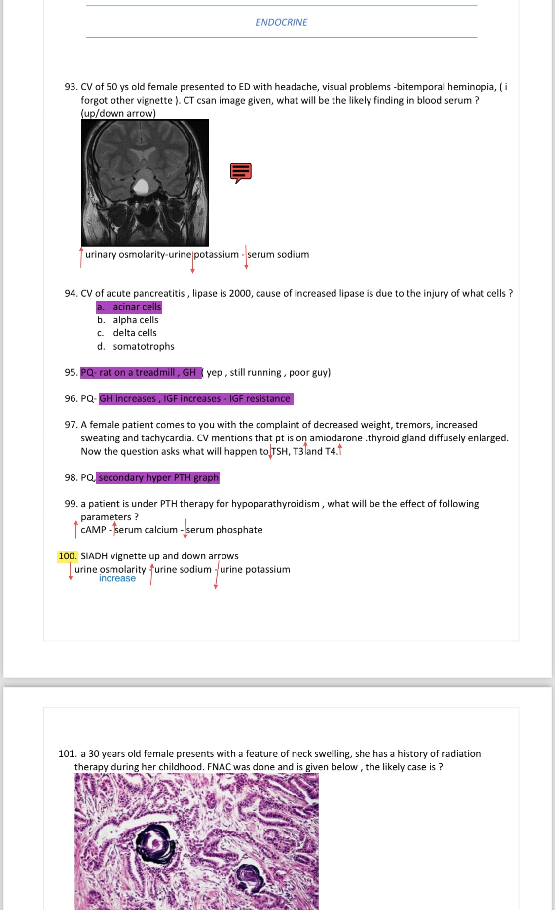 USMLE Step 1 July Recalls/Past Papers/Biopsies 2024-2025