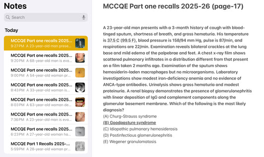 MCCQE Part 1 Recalls / Past Papers / Past Exams 2025–2026 [All Subjects Covered – Latest & Up-to-Date]